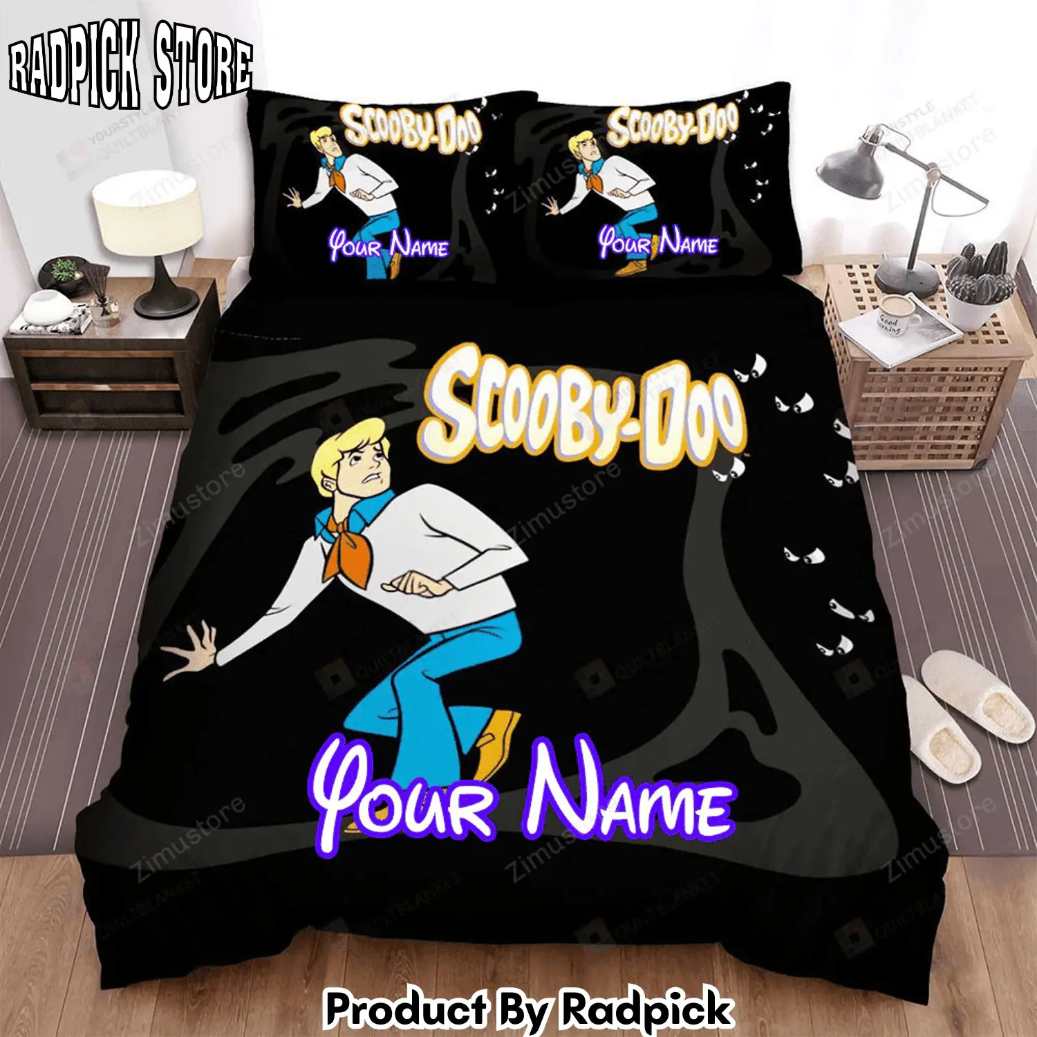 Radpick the scoobydoo show fred bed sheets spread duvet cover personalized name bedding sets rp327970